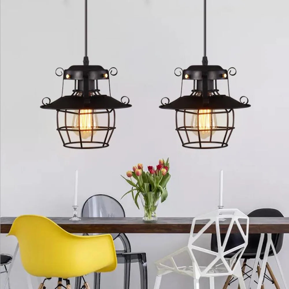 Norah | Retro Industrielle Hängeleuchte