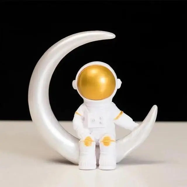 Harz-Astronaut-Figur Statue Raumfahrer Skulptur Pädagogisches Spielzeug Schreibtisch-Dekoration Astronaut-Modell Für Kinder Geschenk