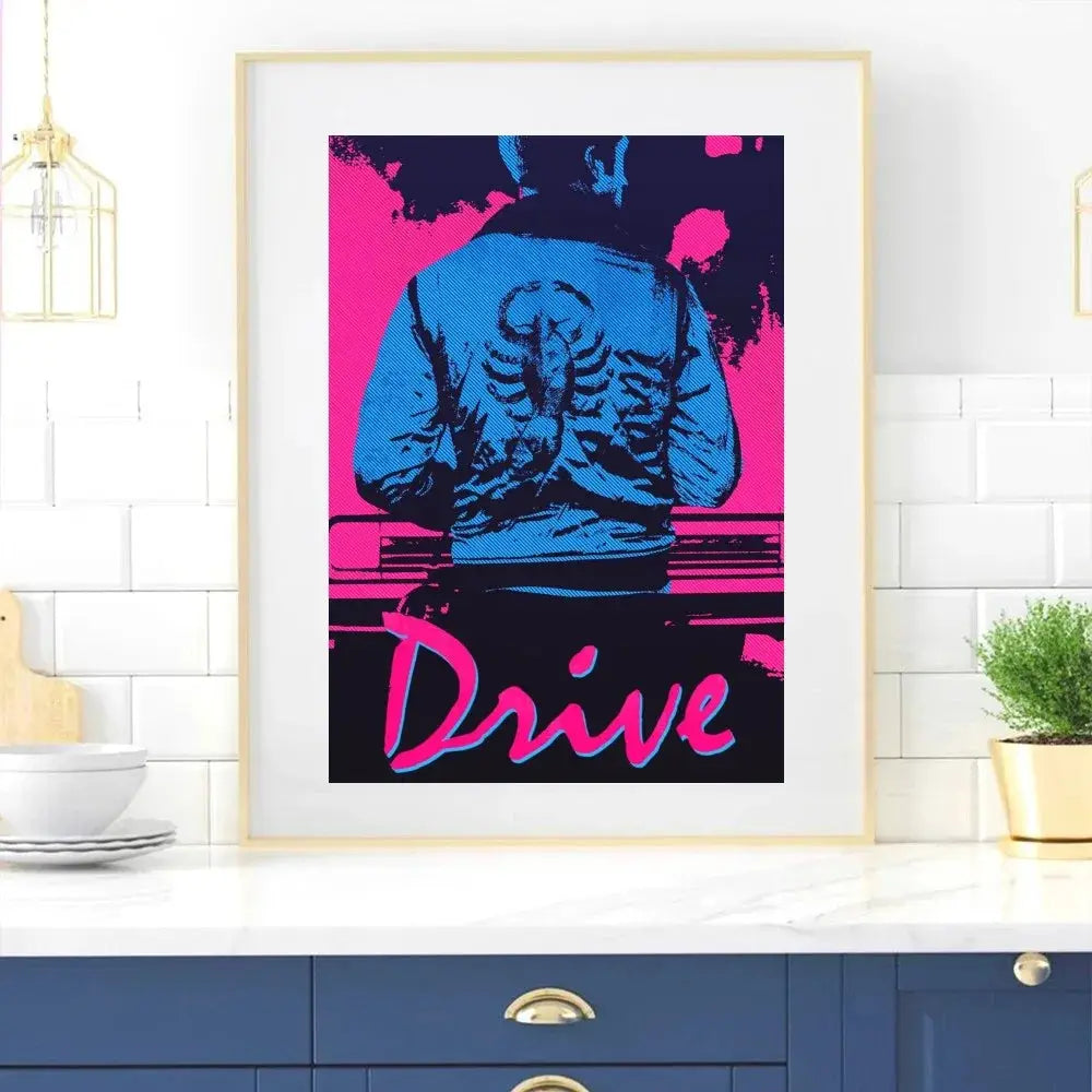 Fahren Film Plakat Zuhause Zimmer Dekor Wohnzimmer Schlafzimmer Ästhetik Kunst Wandmalerei Aufkleber