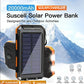 Frendorf | 20000 mAh Solar-Ladegerät Wasserdicht Power Bank Extern