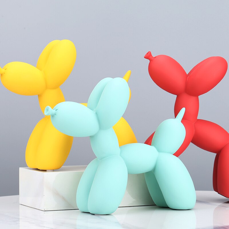 Wohnkultur Nordischen Stil Harz 21 cm Ballon Hund Wohnzimmer Veranda Dekoration Neue Home Dekorationen Kinder Geschenke Zimmer decor