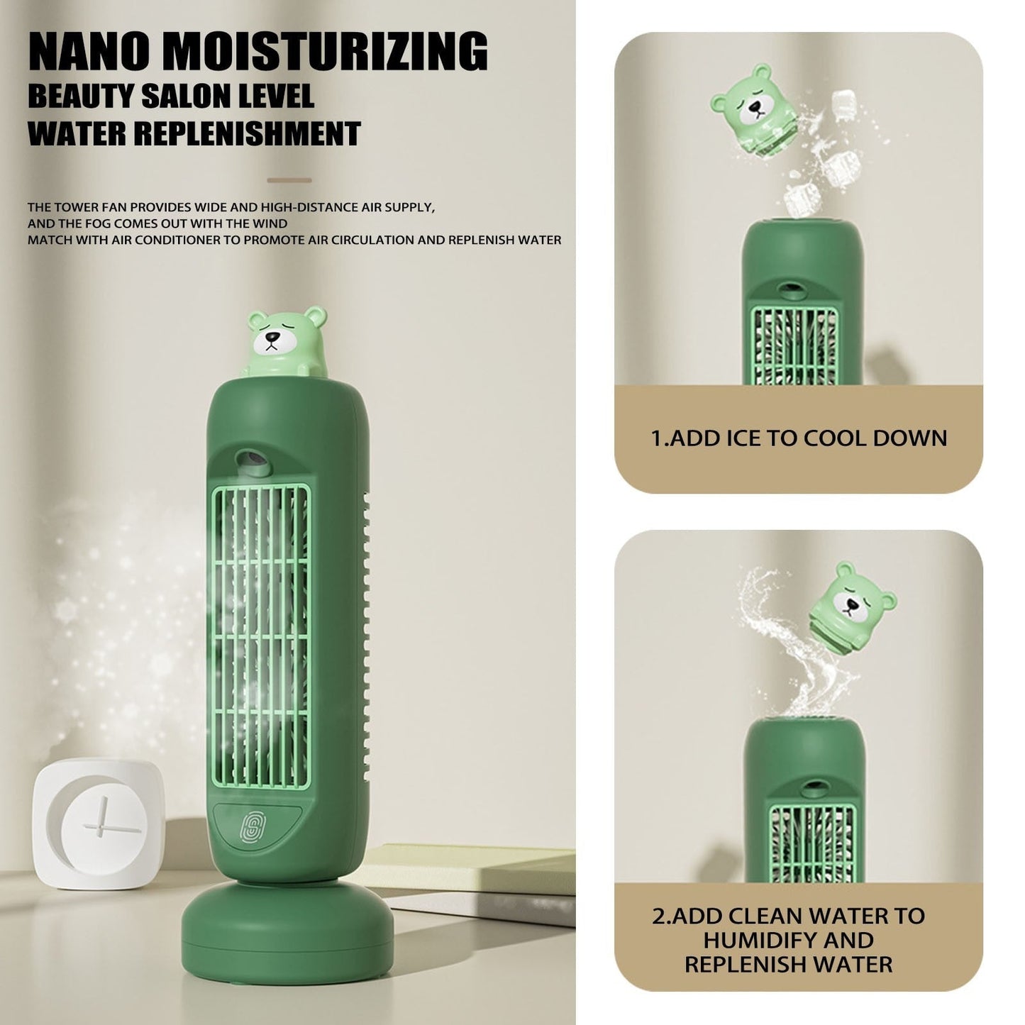 Frendorf | Mini Bär Luftkühler Luftbefeuchter Ventilator