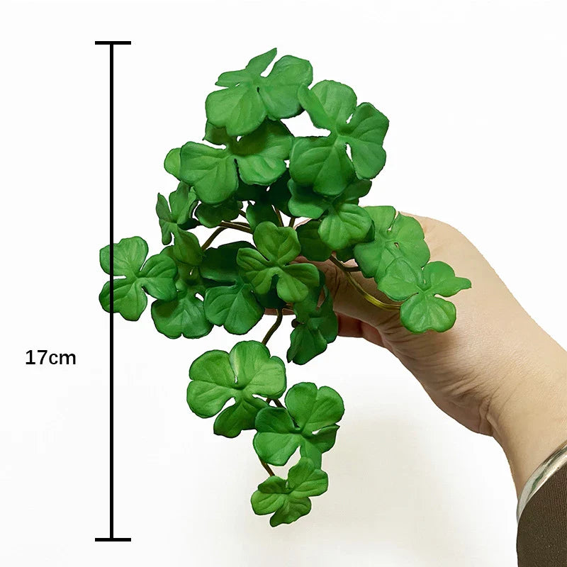 Frendorf | Künstliches Kupfermünzgras – Mini-Kunstpflanzenstrauß für Wohn-, Büro- und Gartendekoration