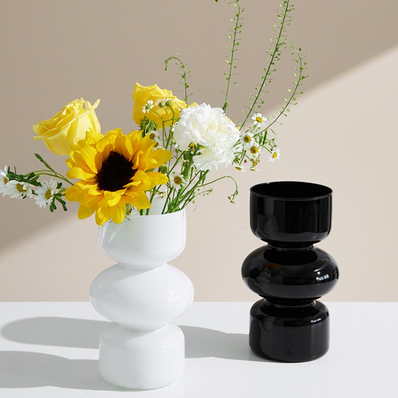 Glas Tier Vase - Mehrfarben