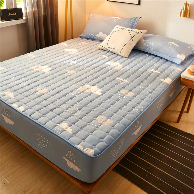 Frendorf | CozyCover gepolstertes Spannbettlaken für luxuriösen Schlaf