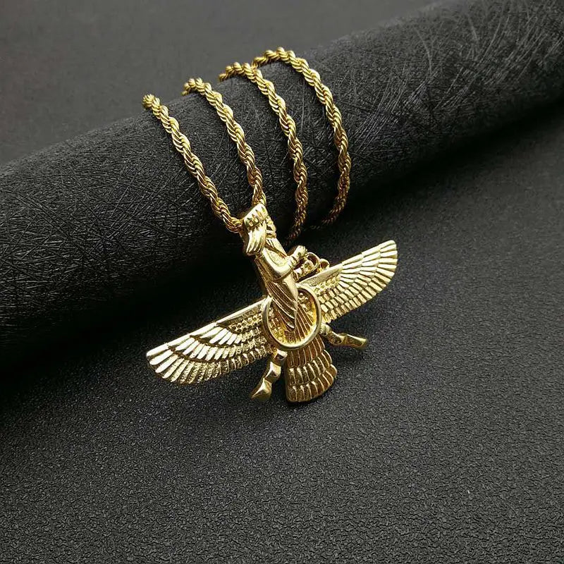 Zoroastrische Faravahar / Ahura Mazda Anhänger Halsketten