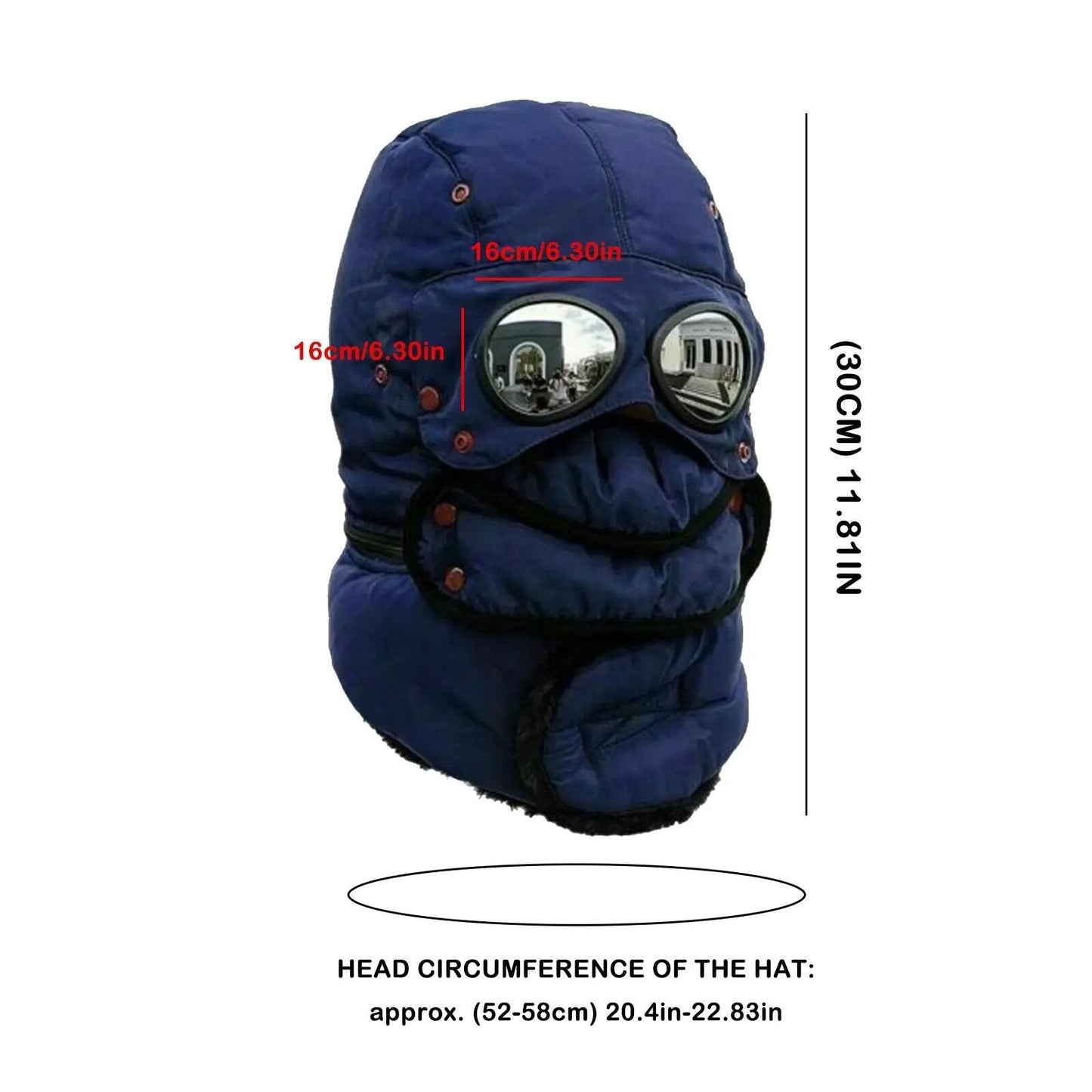 Polar Vision Thermo Winddichte Gesichtsbedeckung Mütze
