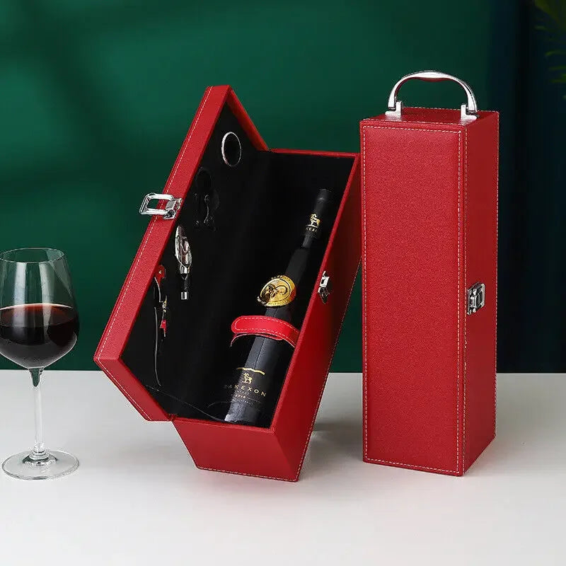 Luxe Weinkoffer - Stilvolle Aufbewahrung für Wein und Zubehör