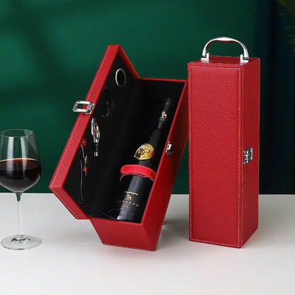 Luxe Weinkoffer - Stilvolle Aufbewahrung für Wein und Zubehör