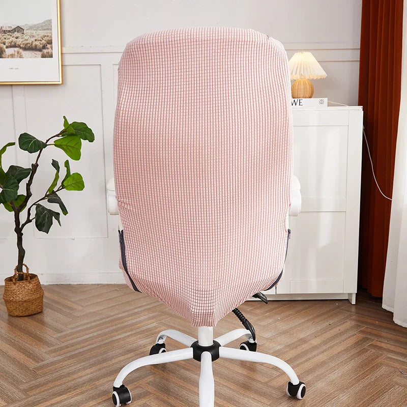 Bürostuhlhülle Anti-Schmutz Jacquard Computer Sitzbezug Abnehmbare Gaming Stuhlbezüge für Wohnzimmer Studium