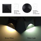 Moderne wasserdichte IP65 LED-Einbau-Wandlampe für Außenbeleuchtung - 3W eingebettete Stufen- & Treppenbalcony-Portalschlusslampe
