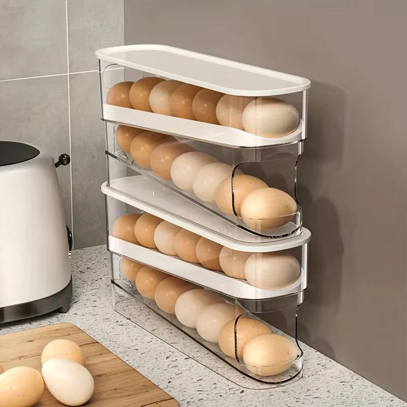 Frendorf | 2-Tier Automatische Rollende Eierlagerschachtel
