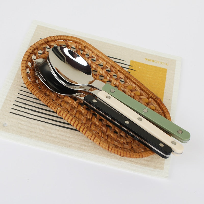 Frendorf | 24-teilige Besteckset – Graviertes Edelstahlbesteck für 6 Personen