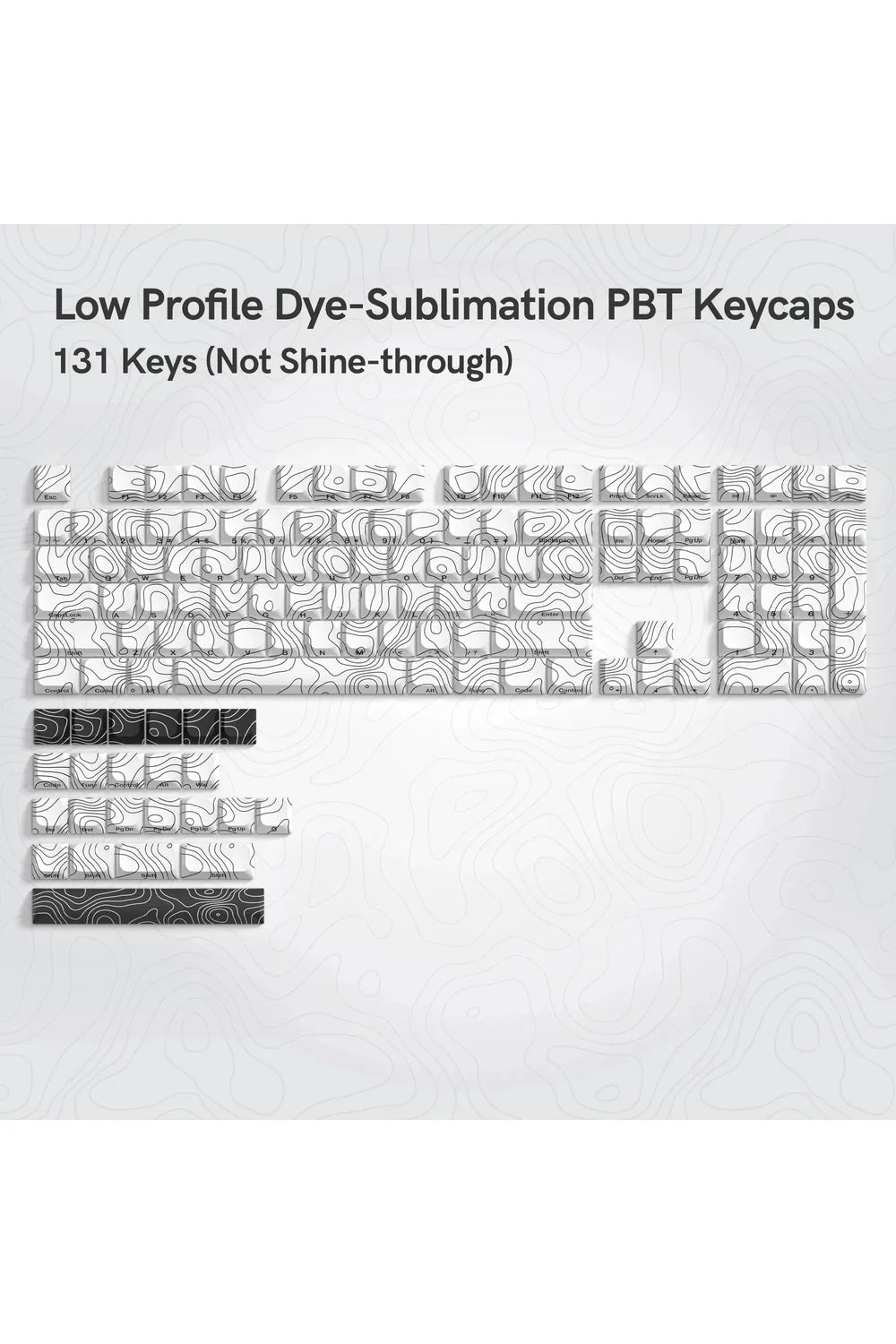 Slim-Profil Gaming-Keycaps