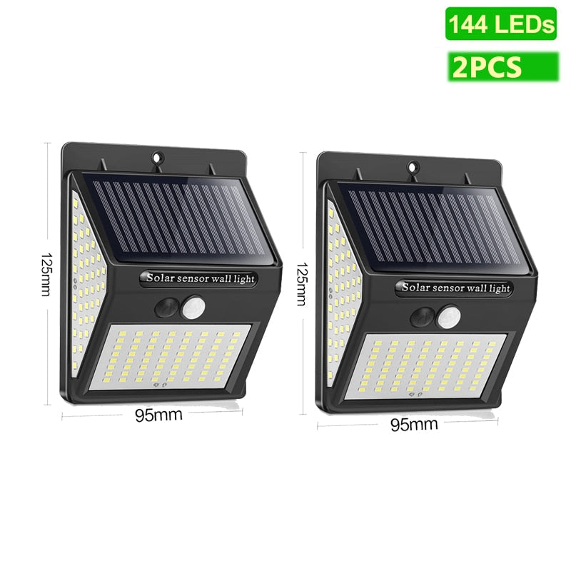 Neu Solar Lampe Licht IP65 Wasserdicht mit Motion Sensor