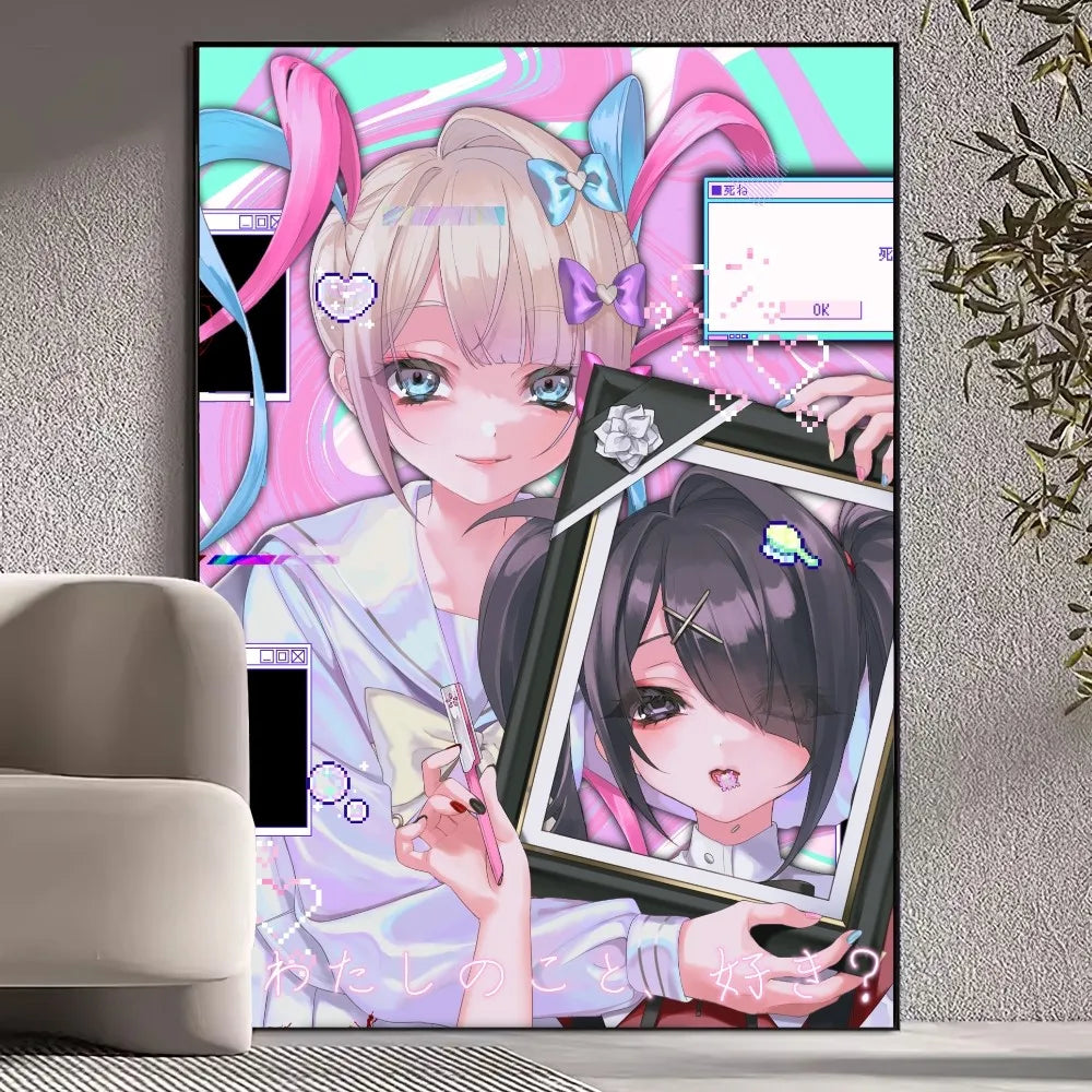 Needy Girl Overdose Game Poster Prints Wall Pictures Living Room Home Decoration