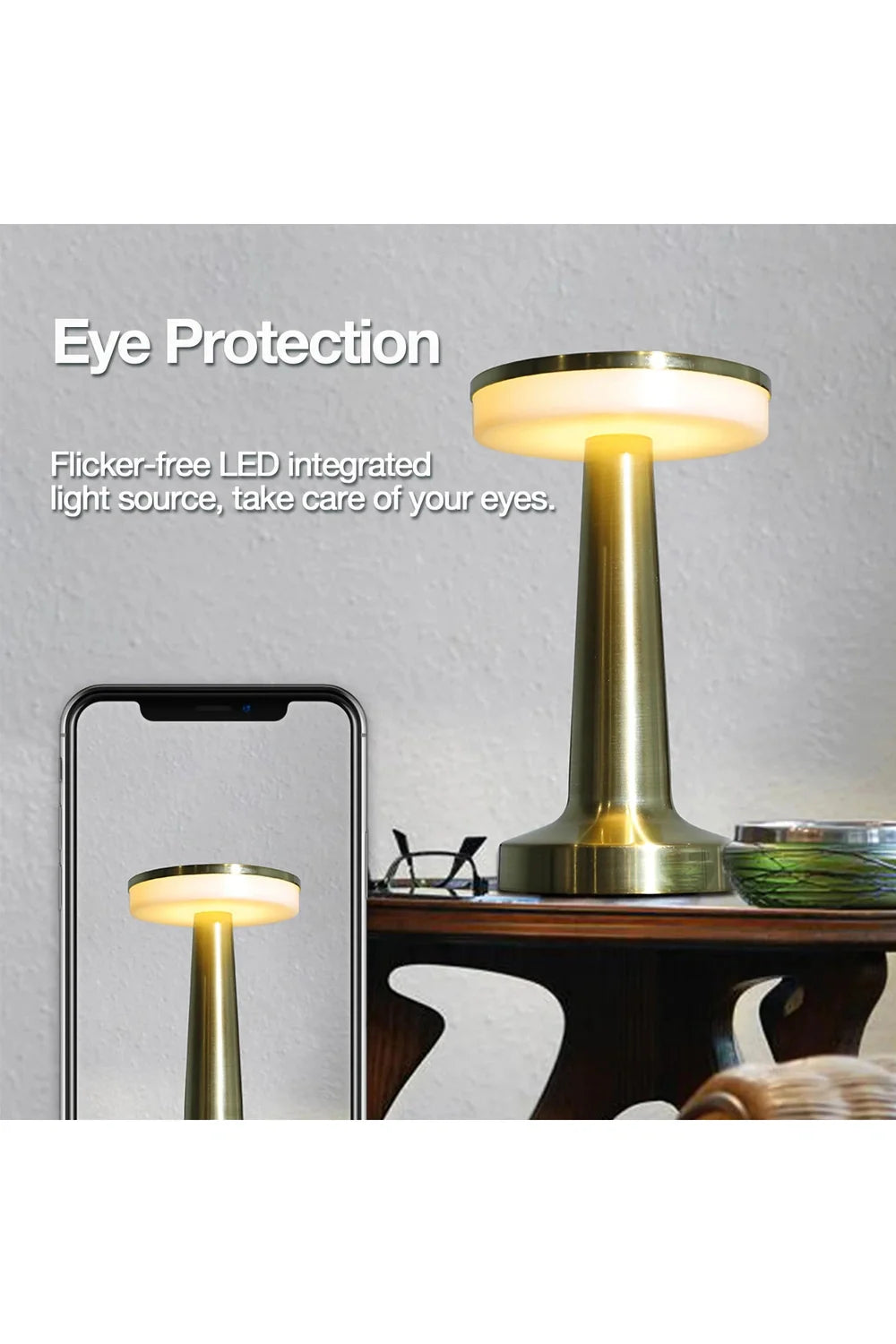 Kabellose Touch-Schreibtischlampe