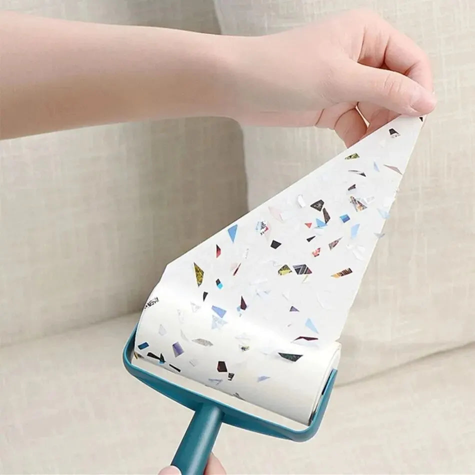 Abreißbares Rollpapier Aufkleberoller Bürste – Plüschrasierer für die Haushaltsreinigung und Entfernung von Tierhaaren | Kleidung Reinigungswerkzeug