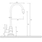 Frendorf | Elegante Schwanenhals Küchenarmaturen aus antikem Messing