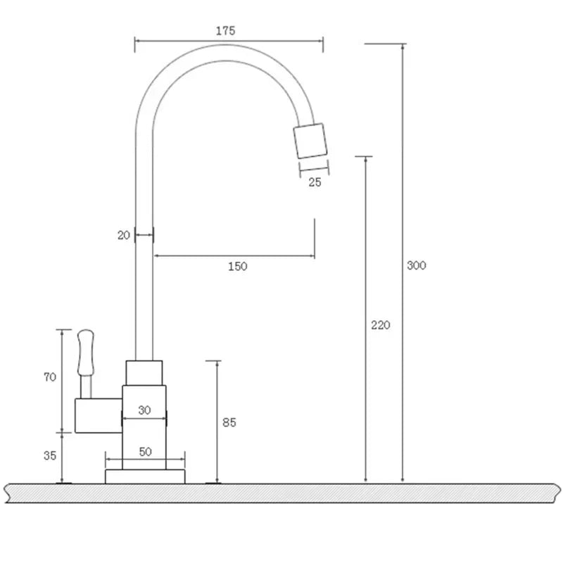 Frendorf | Elegante Schwanenhals Küchenarmaturen aus antikem Messing