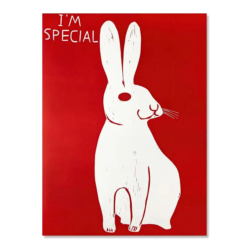 David Shrigley Rabbit Cat Wine Biscuit Train Wall Art Abstract Prints Canvas Painting Nordic Poster Pictures Living Room Decor