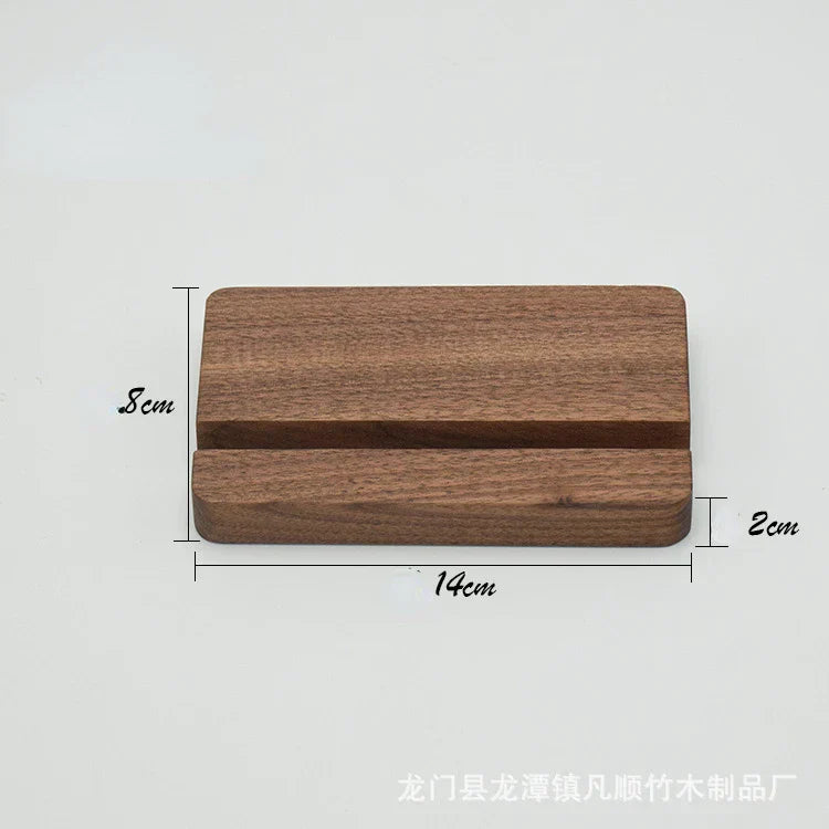 Frendorf | Universeller Tischständer aus massivem Holz für Mobiltelefone und Tablets - Wohnaccessoires