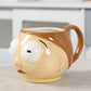3D Senioren- und Kinderbecher Große Kapazität Keramiktasse Home Office Kinderbecher Kessel Kreative Kaffee Tee Milch Wasser Tassen