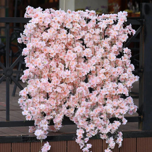 Frendorf | 180CM Künstliche Sakura Blumenranke – Hochzeitsgartenbogen, Heimparty-Dekoration, Weihnachtsbrautseidenblumen