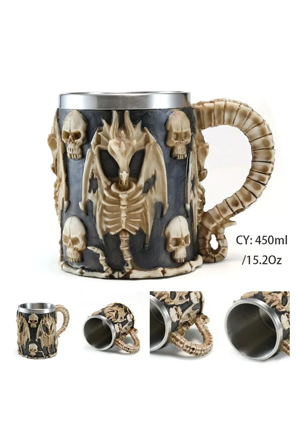 Skull Viking Bierbecher