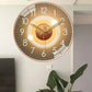 Frendorf | Zeitloses Flüstern™ | Stille Klassische Wanduhr | Geräuschloses Design für Schlafzimmer & Bürodeko
