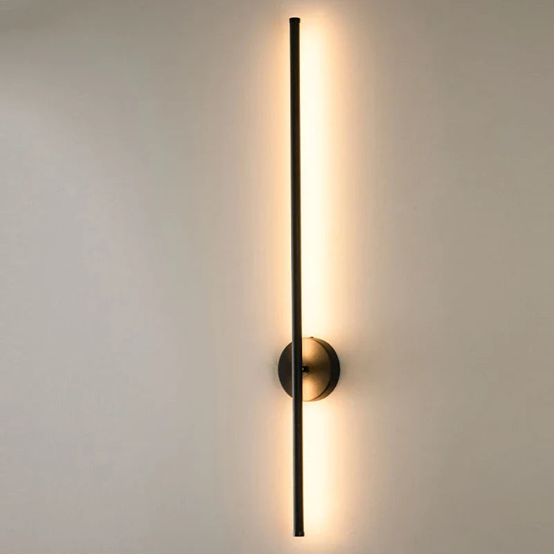 Frendorf | Schwarze dimmbare LED-Wandleuchte mit Touch-Schalter – 360° drehbare Wandlampe für Schlafzimmer, Wohnzimmer und Innenräume