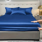 Frendorf | SatinDreams Luxus Spannbettlaken | Seidiges Satin-Bettlaken | Atmungsaktiv & Kühlend | Knitterfrei | Pflegeleicht