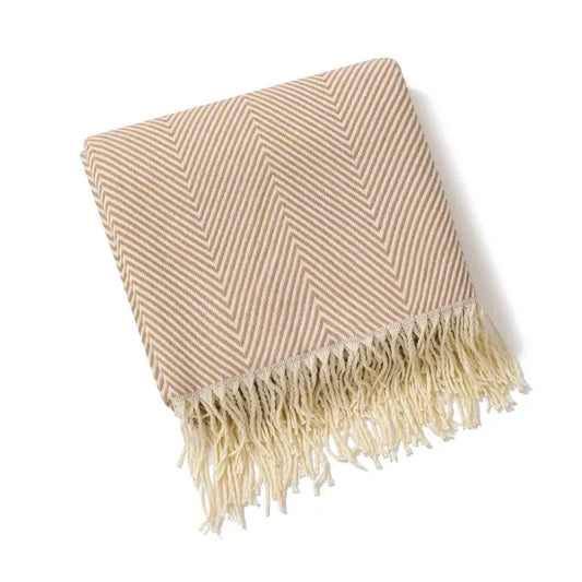 Nordische Streifen Wurf Sofa Decke
