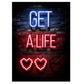 Frendorf | GameVibe Exquisite Gaming Art Poster Leinwanddruck | Hochwertige Wandkunst | Dekoration für Gamer & Spielzimmer