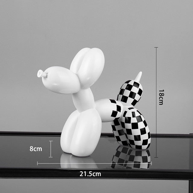 Luxuriöse Wohnkultur, Ballonhund Deko, Büroschreibtisch Zubehör, Tier Deko, moderne beliebte Kunst, nordische Statuen