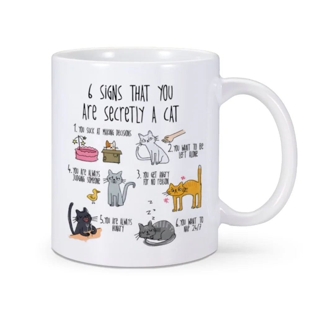 Frendorf | 6 Zeichen, dass Sie heimlich eine Katze sind Tasse