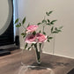 Frendorf | Künstlerische Schmetterling Klare Blumen Vase