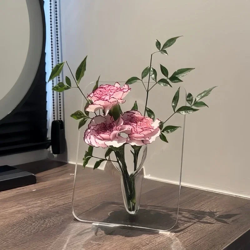 Frendorf | Künstlerische Schmetterling Klare Blumen Vase