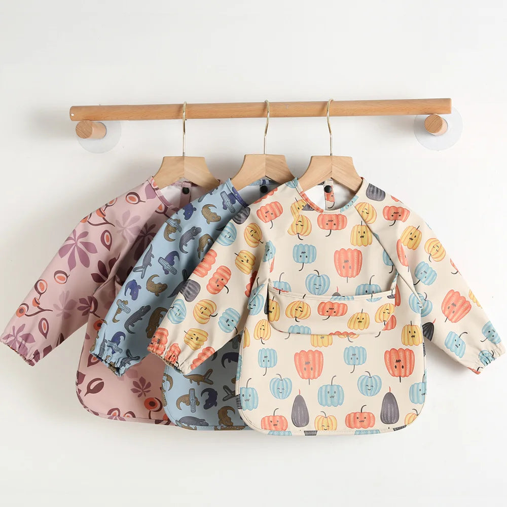 Langärmlige wasserdichte Smock für Kinder