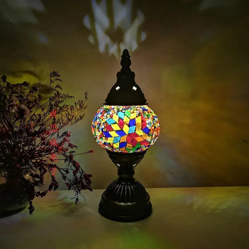Frendorf | Sanftes Licht der Mosaik-Türkischen Lampe für eine warme Atmosphäre