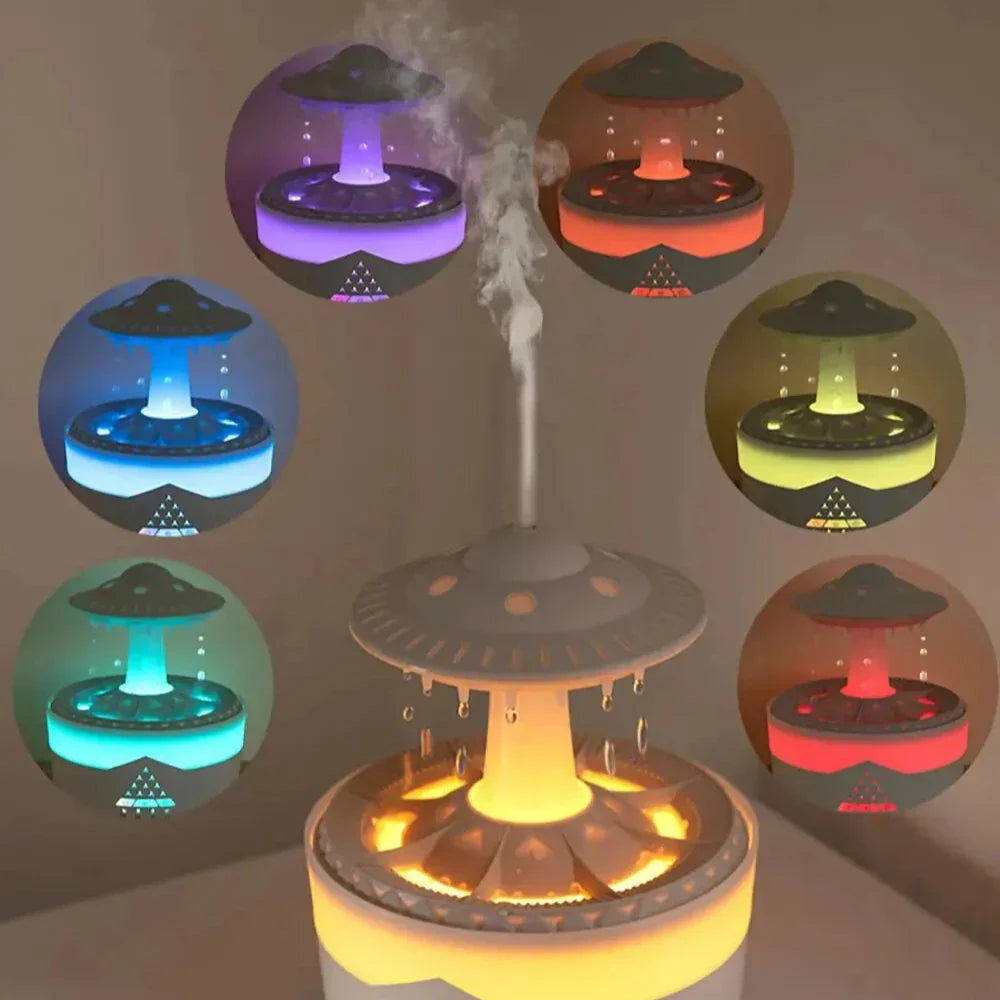 UFO Luftbefeuchter | Ultraschall Aromatherapie Diffuser mit Fernbedienung - Grosven