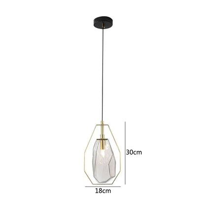 Frendorf | LumiStone Design Pendelleuchte | Moderner Stein-Look | Elegante Beleuchtung