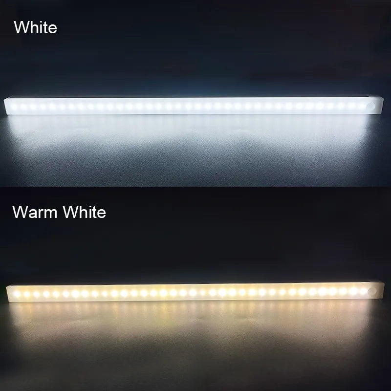 Kabelloses LED-Bewegungsmelder-Nachtlicht für Küche, Schlafzimmer, Kleiderschrank, Treppe und Schrankbeleuchtung