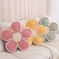 Flauschiges Blumen Kissen