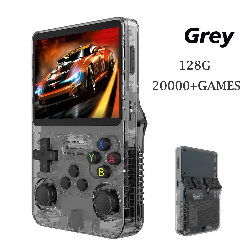 Frendorf | R36S Handheld Retro-Spielkonsole Linux-System Bildschirm Tragbarer Taschen-Video-Player 128GB