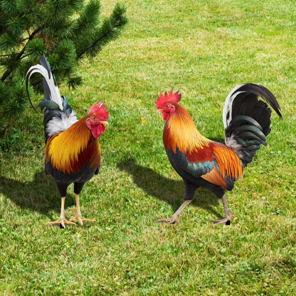 Gartenfigur: Gefiederte Schönheit