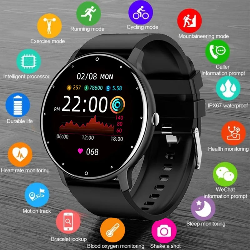 Frendorf | Neue 1.28'' Voll-Touchscreen Wasserdichte Sport Smartwatch Fitness Tracker