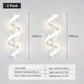 Minimalistische LED Wandleuchte Nordisches Schlafzimmer Nachttisch Sconce Schwarz Weiß Gold Dekorative Beleuchtung Wohnzimmer Flur Innenleuchten
