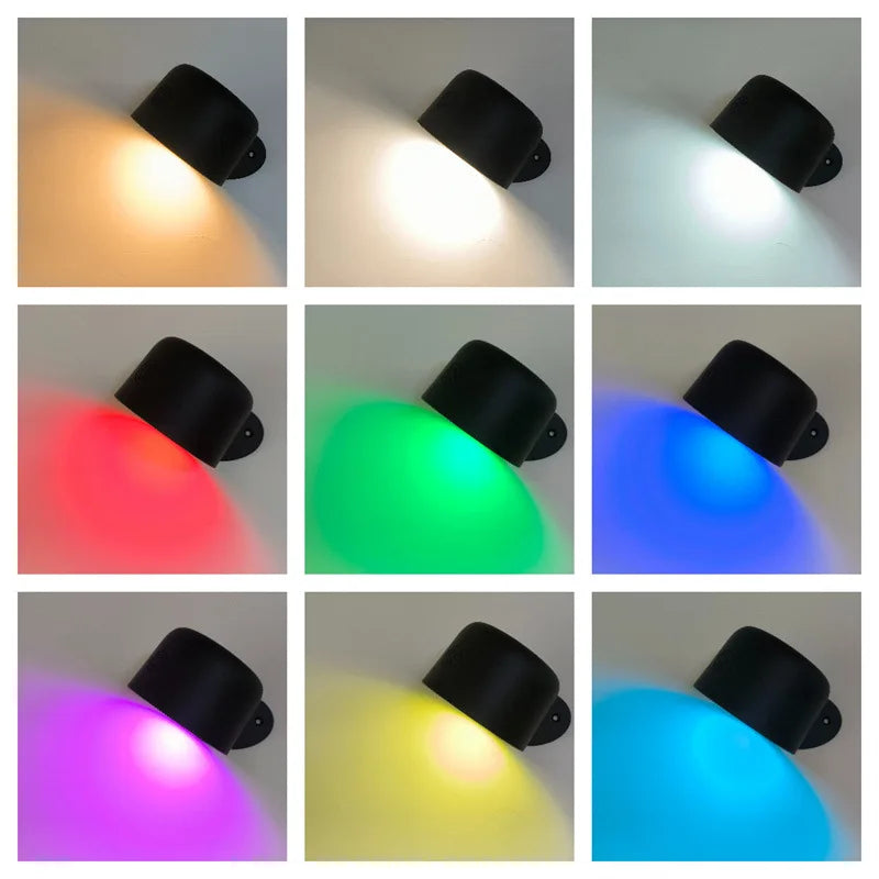 Frendorf | LumeGlow - Moderne Wandlampe mit einstellbarer Farb- und Helligkeitskontrolle