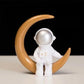 Harz-Astronaut-Figur Statue Raumfahrer Skulptur Pädagogisches Spielzeug Schreibtisch-Dekoration Astronaut-Modell Für Kinder Geschenk